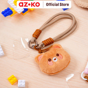 [EZO.0800324] AZKO Ataru Gantungan Kunci Strap Plush Animal Random key chain penanda kunci serbaguna key ring accessories