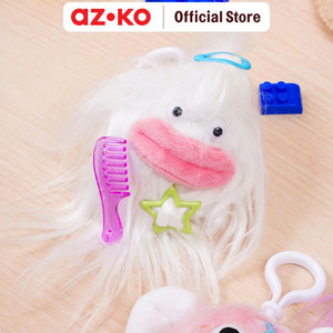 [EZO.0800328] AZKO Ataru Gantungan Kunci Plush Crazy Hair Random key chain penanda kunci serbaguna key ring accessories