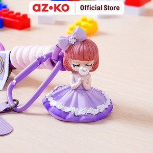 [EZO.0800342] AZKO Ataru Gantungan Kunci Bubble Gum Girl Random key chain penanda kunci serbaguna key ring accessories
