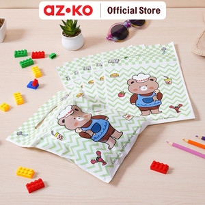 [EZO.0800350] AZKO Ataru 18X27 cm Set 6 Pcs Kantong Kado Plastik Dengan Handle kantong hadiah pembungkus kado dengan handle aksesori hadiah
