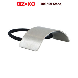 [EZO.0800358] AZKO Ataru Ikat Rambut Rectangular - Silver/Gold hair tie aksesoris karet rambut cewek iket rambut wanita