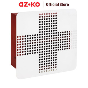 [EZO.0800363] AZKO Fosa Kabinet Penyimpanan Obat 30X12X30 cm - Merah/Putih tempat obat-obatan medicine box medicine cabinet kotak penyimpanan obat