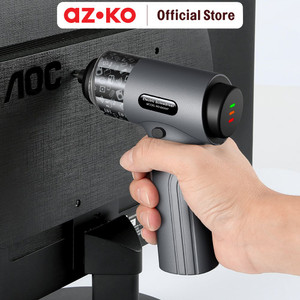 [EZO.0800367] AZKO Maxbuilt Set Obeng Cordless 14 In 1 - Hitam screwdriver alat perkakas peralatan otomotif perlengkapan bangunan