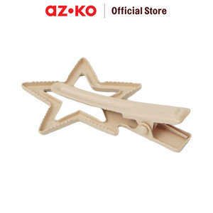 [EZO.0800396] AZKO Ataru Set 2 Pcs Jepit Rambut Star - Cokelat hair clip aksesoris jepitan cewek penjepit hiasan rambut wanita aksesori kepala