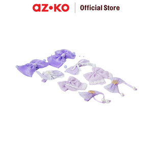 [EZO.0800411] AZKO Ataru Set 8 Pcs Jepit Rambut - Ungu hair clip aksesoris jepitan cewek penjepit hiasan rambut wanita aksesori kepala