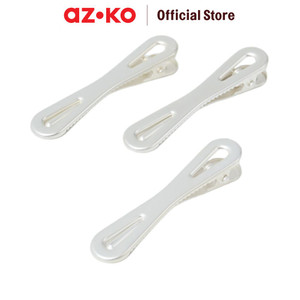 [EZO.0800417] AZKO Ataru Set 3 Pcs Jepit Rambut Ribbon - Silver hair clip aksesoris jepitan cewek penjepit hiasan rambut wanita aksesori kepala