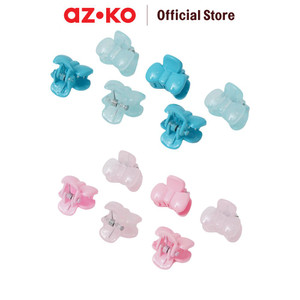 [EZO.0800419] AZKO Ataru Set 6 Pcs Jepit Rambut Ribbon Mini Random hair clip aksesoris jepitan cewek penjepit hiasan rambut wanita aksesori kepala