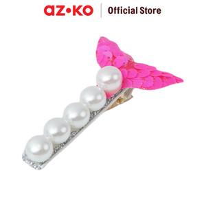 [EZO.0800426] AZKO Ataru Jepit Rambut Pearl Mermaid Tail hair clip aksesoris jepitan cewek penjepit hiasan rambut wanita aksesori kepala