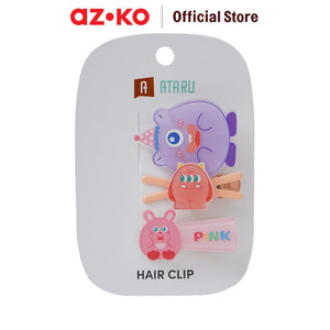 [EZO.0800427] AZKO Ataru Set 3 Pcs Jepit Rambut Monster - Ungu hair clip aksesoris jepitan cewek penjepit hiasan rambut wanita aksesori kepala