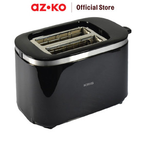 [EZO.0800440] AZKO Kris Toaster Dengan Pattern Smiley - Hitam panggangan roti lapis pemanggang roti bread grill pembuat makanan