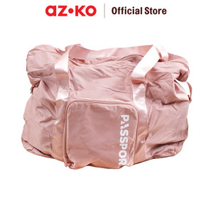 [EZO.0800441] AZKO Passport Eloise Tas Duffle Lipat - Pink Adult Backpack Tas Punggung Dewasa Ransel Gendong Serbaguna