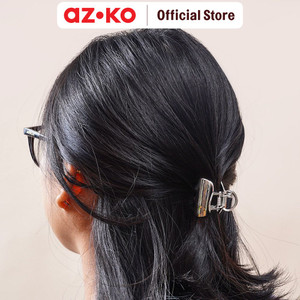 [EZO.0800446] AZKO Ataru Jepit Rambut Shell Small - Silver/Gold hair clip claw aksesoris jepitan cewek penjepit hiasan rambut wanita aksesori kepala