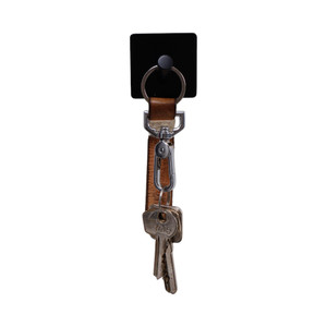 [EZO.0800513] AZKO Stora Set 2 Pcs Gantungan Dinding Square Metal Pengait Multifungsi Tembok Clothes Hook Tempat Gantung Pakaian Barang Serbaguna