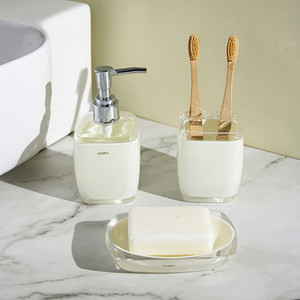 [EZO.0800514] AZKO Stora 230 ml Tempat Sabun Batang Akrilik Soap Container Wadah Sabun Mandi Aksesoris Kamar Mandi Soap Storage