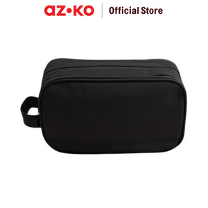 [EZO.0800535] AZKO Passport Tas Organizer Toiletry Waterproof - Hitam organizer bag set perlengkapan traveling tas serbaguna toiletries pouch