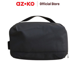 [EZO.0800536] AZKO Passport Tas Organizer Gadget Dengan 14 Kompartemen - Hitam pouch kabel charger handphone laptop tempat simpan gadget digital bag gadget pouch storage