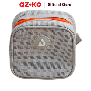 [EZO.0800537] AZKO Passport Orugana Pouch Organizer Square - Abu-Abu kantong organizer serbaguna tempat pensil pulpen alat make up pouch kosmetik
