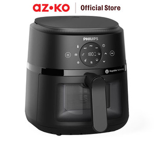 [EZO.0800542] AZKO Philips 3.2 ltr Air Fryer Na210/00 - Hitam alat masak goreng pembuat makanan penggoreng tanpa minyak elektronik dapur