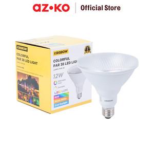 [EZO.0800544] AZKO Krisbow Lumi Bohlam Led 12 watt 5Cct Rgb Par38 bulb lampu indoor outdoor light led light bolam