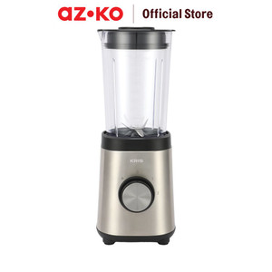 [EZO.0800547] AZKO Kris 800 ml Blender 2In1 Stainless Steel - Hitam mesin pembuat jus juice maker food grade penghalus makanan perlengkapan dapur
