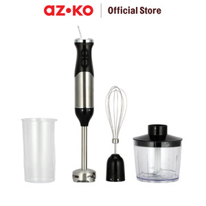 [EZO.0800551] AZKO Kris 500 ml Hand Blender Stainless Steel - Hitam pembuat jus tangan juice maker penghalus makanan praktis perlengkapan dapur