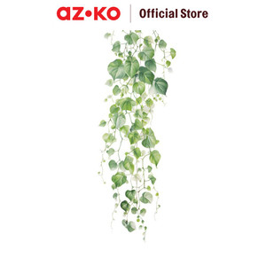 [EZO.0800573] AZKO Forhom 27X73 cm Stiker Dinding Hanging Plant - Hijau wall sticker dekorasi rumah tempel hiasan tembok motif home interior decoration