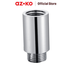 [EZO.0800605] AZKO Fosa 40 mm Soket Sambungan Pipa Drat Luar Dalam Stainless Steel 1/2 -1/4 inci Extension Socket Perlengkapan Alat Tukang Pipe Fitting Sambungan Pralon Konektor Paralon Peralatan Perkakas