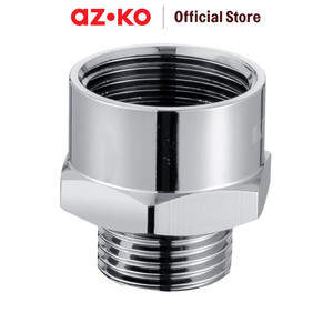 [EZO.0800611] AZKO Fosa 3/4X1/2 inci Bushing Sambungan Pipa Stainless Steel Chrome Kfb3412B Elbow Pipe Perlengkapan Alat Tukang Pipe Fitting Sambungan Pralon Konektor Paralon Peralatan Perkakas