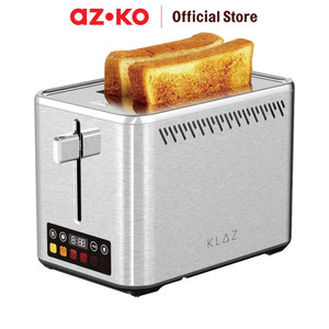 [EZO.0800615] AZKO Klaz Toaster Toaster Digital Stainless Steel - Silver Pemanggang Roti Bread Grill Pembuat Makanan