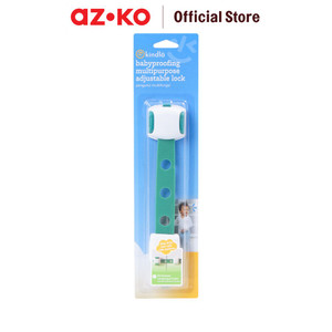 [EZO.0800626] AZKO Kindla 211X45 mm Kunci Pengaman Multifungsi Adjustable - Hijau Safety Lock Multipurpose Pengunci Pengaman Pintu Kulkas Lemari Laci Pengunci Serbaguna Perlengkapan Keamanan