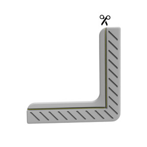 [EZO.0800634] AZKO Kindla 6.5X6.5X1 cm Set 4 Pcs Pelindung Sudut Meja Table Corner Protector Pelindung Pinggiran Meja Serbaguna Pengaman Sudut Furniture