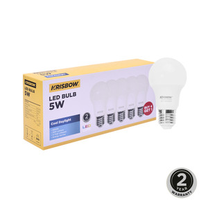 [EZO.0800654] AZKO Krisbow Set 5 Pcs Lumi Bohlam Led