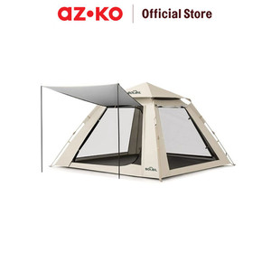 [EZO.0800679] AZKO Soleil 3P Tenda Otomatis Double Door - Cokelat Khaki Tenda Kemping Perlengkapan Kemah Outdoor Camping Essentials