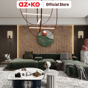[EZO.0800681] AZKO Maxbuilt 120X60X3 cm Panel Dinding Pu Motif Stone - Mud Dekorasi Rumah Tempel Hiasan Tembok Motif Home Interior Decoration
