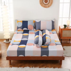 [EZO.0800708] AZKO Sleeplite Set Seprai Microfiber Abstrak Juno Sprei Motif Seprai Aesthetic Seprei Sheet Set Bed Sheet Aksesoris Tempat Tidur Set Sarung Bantal Sarung Guling