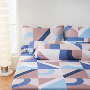 [EZO.0800709] AZKO Sleeplite Set Seprai Microfiber Abstrak Rhys Sprei Seprai Aesthetic Seprei Sheet Set Bed Sheet Aksesoris Tempat Tidur Set Sarung Bantal Sarung Guling