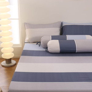 [EZO.0800710] AZKO Sleeplite Set Seprai Microfiber Stripe Jordy Sprei Motif Seprai Aesthetic Seprei Sheet Set Bed Sheet Aksesoris Tempat Tidur Set Sarung Bantal Sarung Guling
