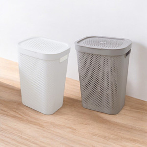 [EZO.0800723] AZKO Stora 44X35X58 cm Keranjang Laundry Tempat Baju Pakaian Kotor Wadah Cucian Laundry Basket Perlengkapan Rumah Tangga