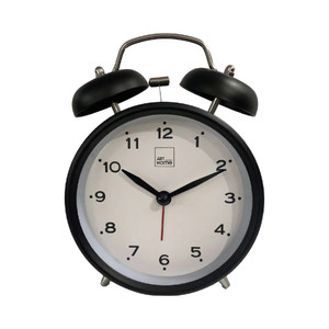 [EZO.0800734] AZKO Arthome Jam Weker Twin Bell Desk Clock Jam Alarm Aesthetic Dekorasi Meja Hiasan Rumah Tempat Komersial