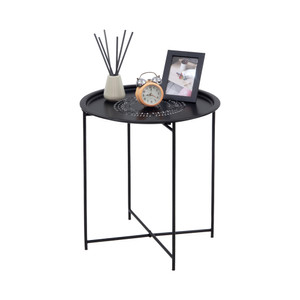 [EZO.0800747] AZKO Soleil Meja Teras Dengan Tray Meja Luar Ruangan Garden Table Balcony Desk Furnitur Taman Outdoor Furniture