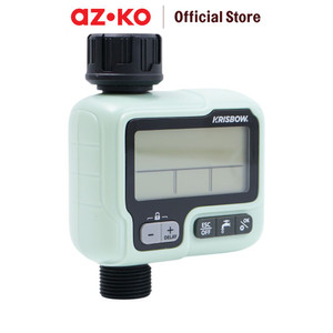 [EZO.0800764] AZKO Krisbow Timer Digital Keran Air 1 Way Sf Tap Timer Alat Pengatur Keran Air Perlengkapan Taman