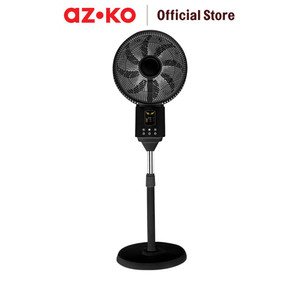 [EZO.0800765] AZKO Krisbow 16 inci Kipas Angin Berdiri Uap 75 watt Dengan Remote - Hitam Standing Misty Fan Kipas Air Semprot Kabut Embun Cooling Fan Penyejuk Ruangan