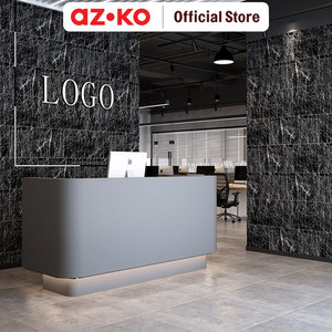 [EZO.0800773] AZKO Forhom 60X30 cm Stiker Dinding Marble - Hitam Wall Sticker Dekorasi Rumah Tempel Hiasan Tembok Motif Home Interior Decoration