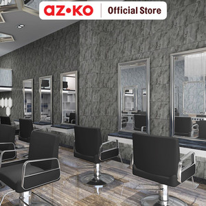 [EZO.0800774] AZKO Forhom 60X30 cm Stiker Dinding Marble - Abu-Abu Wall Sticker Dekorasi Rumah Tempel Hiasan Tembok Motif Home Interior Decoration