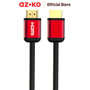[EZO.0800789] AZKO Sovox 2 mtr Kabel Hdmi Premium 4K - Merah/Hitam Konektor Transmisi Sinyal Audio Video Hdmi Cable Connector Perlengkapan Elektronik