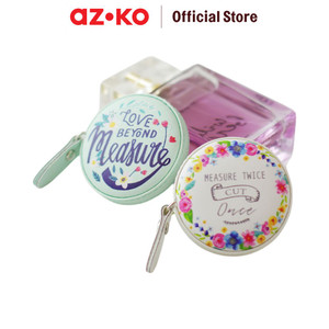 [EZO.0800795] AZKO Meteran Jahit Mini 150 cm Measure Twice Cut Once - Putih Tape Measure Pita Ukur Jahitan Pengukur Badan Alat Ukur Baju Pakaian Barang Serbaguna