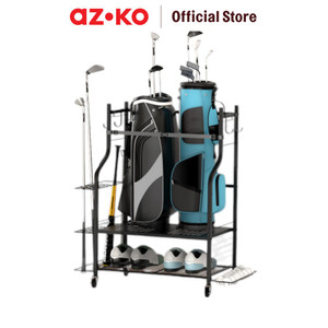 [EZO.0800800] AZKO Masterspace Rak Penyimpanan Peralatan Golf Serbaguna Multipurpose Golf Storage Rack Tempat Simpan Perlengkapan Olahraga Golf Organizer Besi
