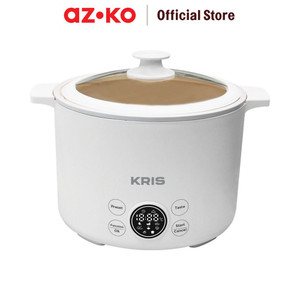 [EZO.0800815] AZKO Kris 2 ltr Panci Elektrik Multifungsi Digital - Putih Multifunction Electric Pan Kuali Pot Peralatan Masak Perlengkapan Dapur