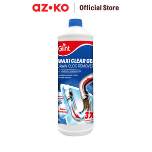 [EZO.0800821] AZKO Glint 1 ltr Maxi Clear Gel Pembersih Sumbatan Pipa Pipe Clog Buster Perlengkapan Kebersihan Drain Cleaner
