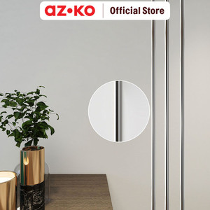 [EZO.0800830] AZKO Forhom 3 mtr Panel Dinding Roll Strip - Silver Wallpanel Pelapis Dinding Interior Dinding Indoor